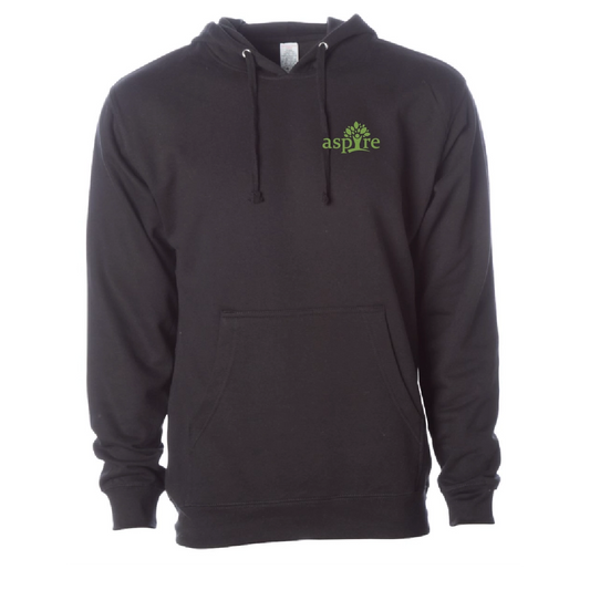 Aspire Black Pull-Over Hoodie