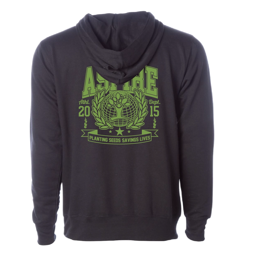 Aspire Black Pull-Over Hoodie